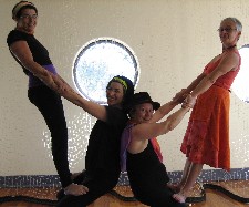 Double thigh stand - Image by Deb Lewis, 2006